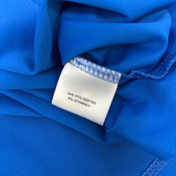 Peter Millar 2XL Solid Blue Short Sleeve Contemporary Fit Golf Polo Shirt - Picture 4 of 6